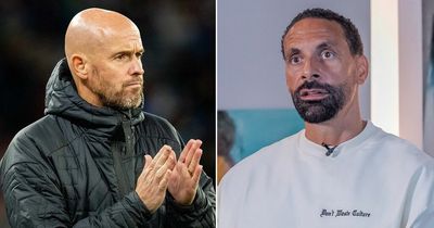 Rio Ferdinand urges Erik ten Hag to create Man Utd "identity" amid training ground noises