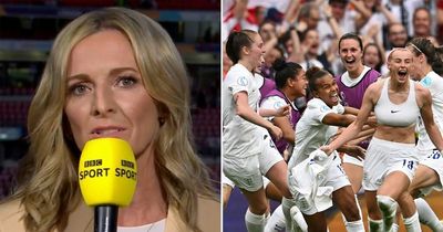 Gabby Logan hailed for inspiring BBC sign-off after England's heroic Euro 2022 triumph