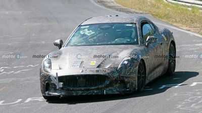 Maserati GranTurismo Folgore EV Spied At The Nurburgring
