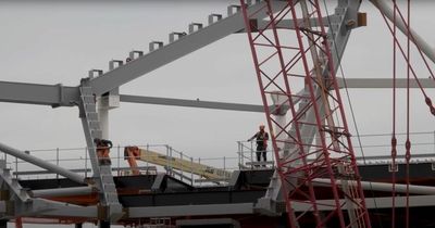 Amazing footage of Everton new stadium released as Bramley-Moore Dock milestone hit