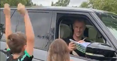 Joe Hart leaves Celtic fan in 'tears all round' as supporter meets his Hoops hero