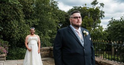 Teary groom awaits bride for emotional 'first look' only for it to be bearded best man