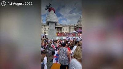 Celebrations in London following Euro win