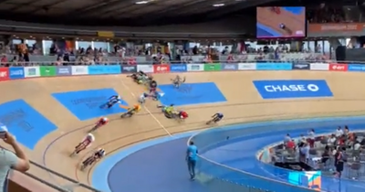 Commonwealth Games cycling abandoned as horror crash sees fan left covered in blood
