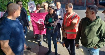 Labour frontbencher visits picket line days after shadow minister's sacking