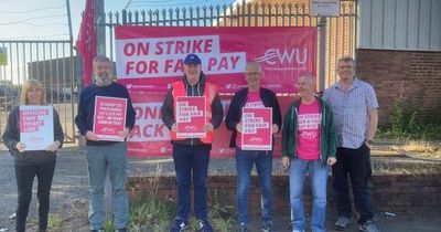 Paisley workers take second day of strike against BT over real terms pay cut