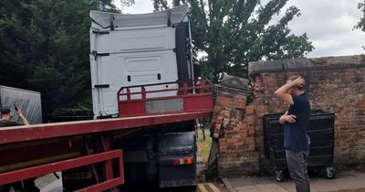 Lorry crashes into main entrance of Wollaton Park - as structural engineers called out