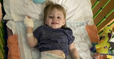 Mum's little boy needed four-hour operation after horrific teapot spill