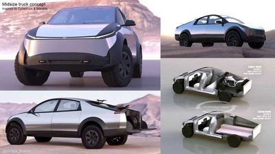 UPDATE: How About A Smaller Tesla Cybertruck Built On Model Y Platform?