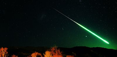 Meteors seem to be raining down on New Zealand, but why are some bright green?