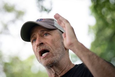 Jon Stewart gives fiery speech on Capitol steps ahead of second vote on burn pits bill