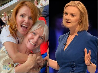 Geri Halliwell told Liz Truss to ‘go for’ Tory leadership at Euro 2022 final