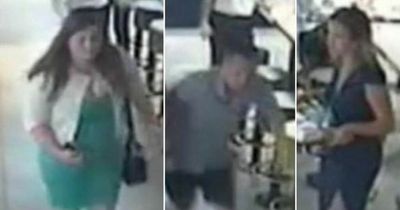 Hunt for three people seen in McDonald's after man punched off his chair