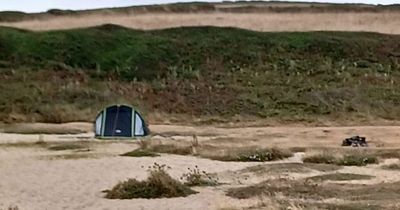 Wild campers stay illegally at National Trust beauty spot and leave poo in the hedges