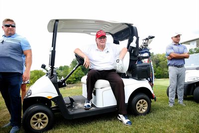 Trump hosts Saudi "golf-washing" event