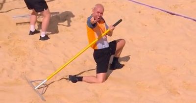 The brilliant moment Commonwealth Games volunteers danced to Queen while raking the volleyball court