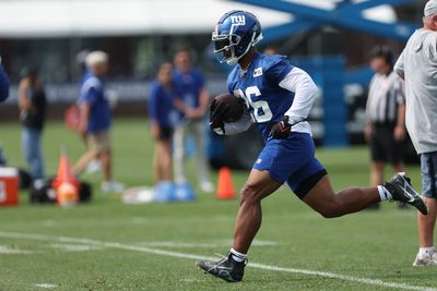 Giants’ Saquon Barkley looks healthy, explosive