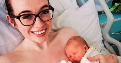 Woman who struggled to conceive gives birth to baby girl after losing nine stone