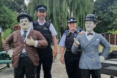 Laurel and Hardy statues recovered nearly a year after theft from Romford home