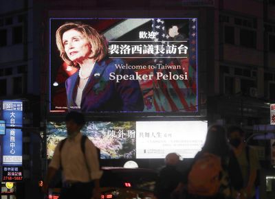 Nancy Pelosi lands in Taiwan amid heightened US-China tensions