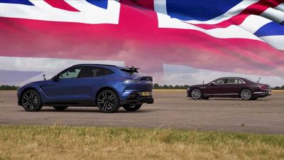 Aston Martin DBX707 Drag Races Bentley Flying Spur In Very British Battle