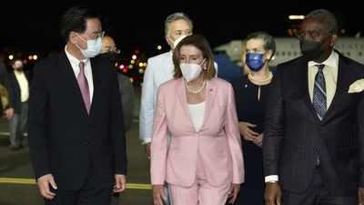 China threatens 'targeted military operations' as Pelosi arrives in Taiwan