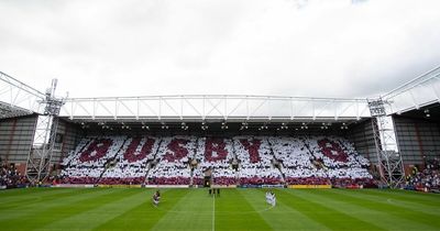 Alexandria legend Drew Busby honoured by Hearts fans with incredible display