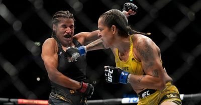 Amanda Nunes and Julianna Pena suspended indefinitely after brutal UFC 277 fight