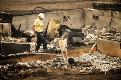 Four people have died in Northern California's huge wildfire