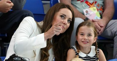 Princess Charlotte beams on Commonwealth Games day out as Kate reveals her 'favourite' sport