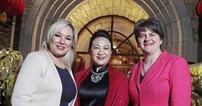 Arlene Foster and Michelle O'Neill's office breached transparency laws over Chinese consul meeting, watchdog finds