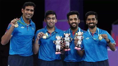 CWG 2022: Sathiyan, Harmeet star as India down Singapore 3-1, retain men's team TT title