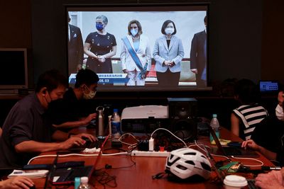 Taiwan's Tsai thanks Pelosi for support, says island will not back down