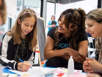 Priyanka Chopra spends a day with Ukrainian children in refugee camps; shares pics of her play-time with kids