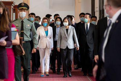 Pelosi says US will not abandon Taiwan as China protests