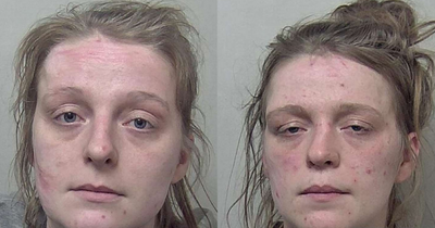 Drunk twins Brittany and Bethany Lee doused themselves in petrol and threatened to blow up garage