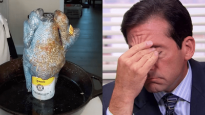 This TikToker Roasted A Chook In White Claw Then Shoved The Can Up Its Ass Thanks, I Hate It