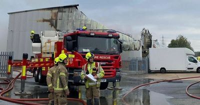 Essex ambulance centre goes up in flames as firefighters attempt to tackle raging blaze