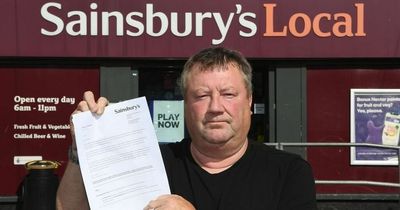 Man banned from every Sainsbury's for life - but claims he did nothing wrong