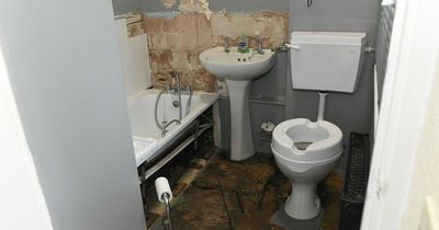 Disabled man's agony at being stuck in 'collapsing bathroom' for a year