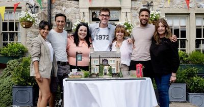 Emmerdale's cast and crew kick off celebrations for landmark 50th anniversary with Woolpack cake