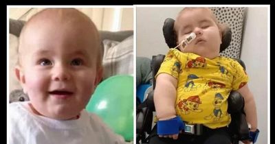 Baby boy left with brain damage after series of devastating strokes