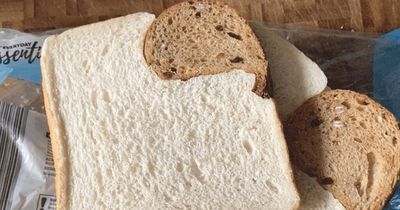 Aldi's cheeky reply to dad who found 'Franken-loaf' bread with two different colours