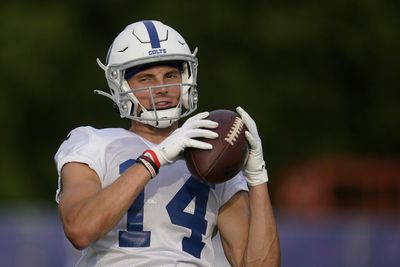 Colts’ Alec Pierce getting trial by fire at training camp