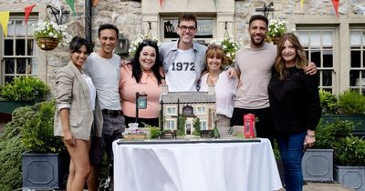 Emmerdale stars kick off 50th anniversary celebrations with incredible Woolpack cake