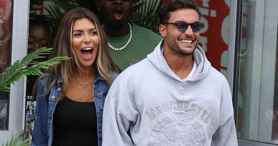Love Island finalists arrive back in UK and are greeted by emotional family members