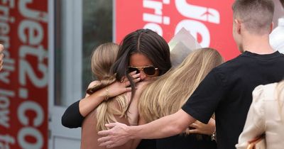 ITV Love Island's Gemma Owen looks emotional as she's reunited with family at airport