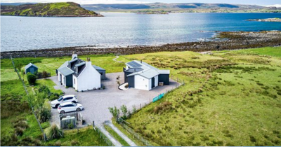 Stunning lochside property for sale on shores of Loch Ewe comes with two beautiful cottages