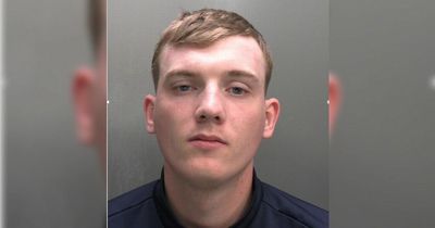 Laughing yob who stole OAP's car wanted again