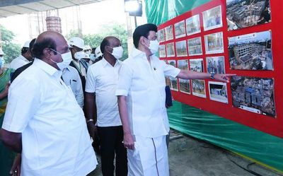 CM reviews construction work of multi-speciality hospital at Guindy